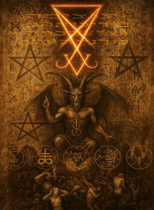 Infernal Triumvirate Pact with Lucifer and a High Rank Demon